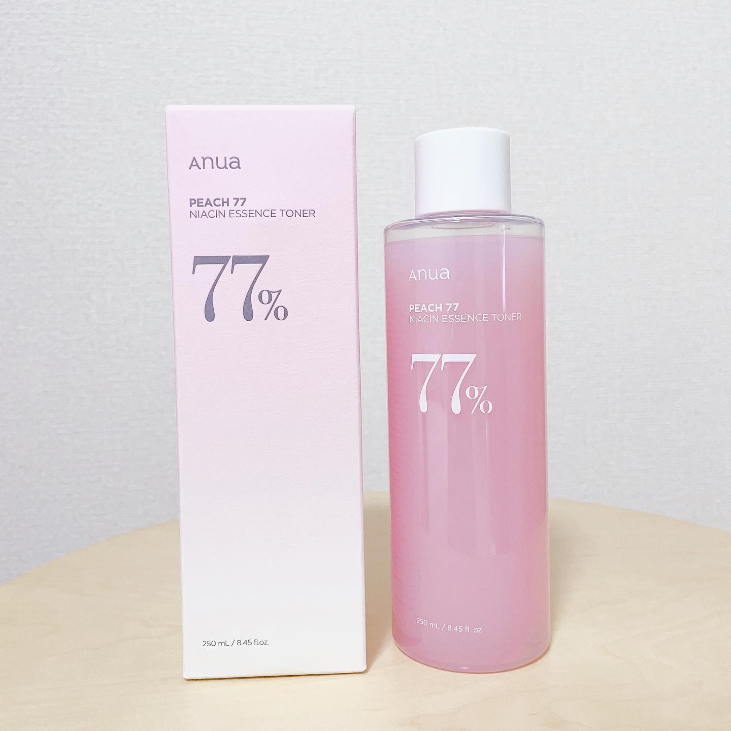 桃77％ナイアシンエッセンストナー 250ml/Anua/化粧水を使ったクチコミ（1枚目）