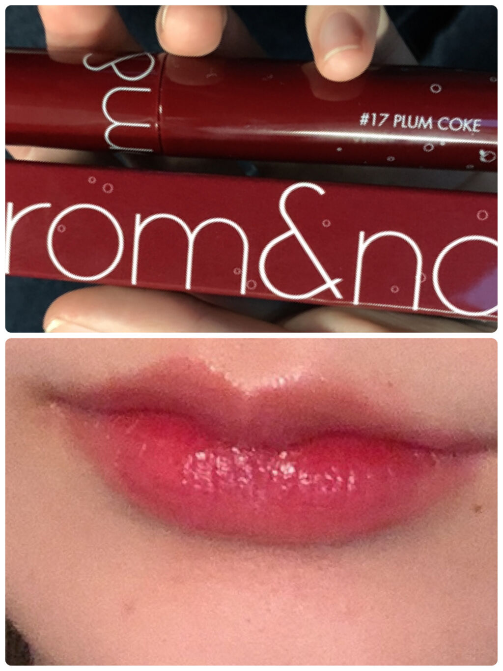 ジューシーラスティングティント/rom&nd/リップティントを使ったクチコミ（1枚目）