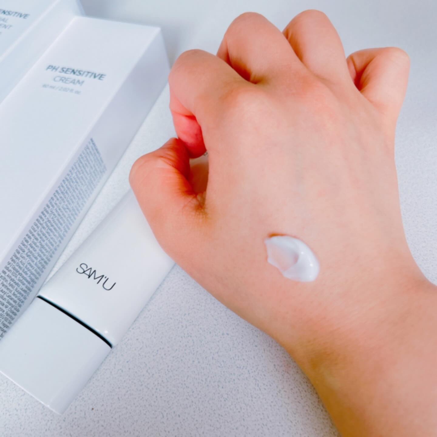 サミュ PHセンシティブクリーム/SAM'U/フェイスクリームを使ったクチコミ（3枚目）