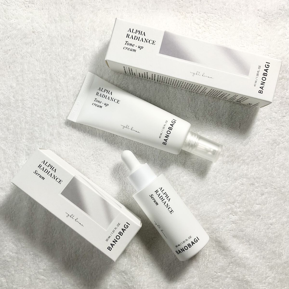 アルファラディアンスグローセラム/BANOBAGI/美容液を使ったクチコミ（1枚目）