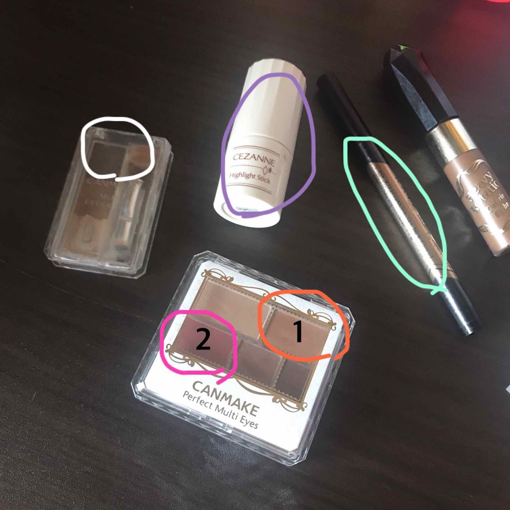 パーフェクトマルチアイズ/キャンメイク/アイシャドウパレットを使ったクチコミ（2枚目）