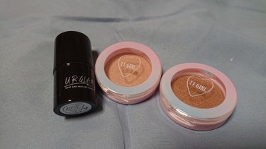 UR GLAM　FACE GLOSS STICK/U R GLAM/ジェル・クリームチークを使ったクチコミ（2枚目）