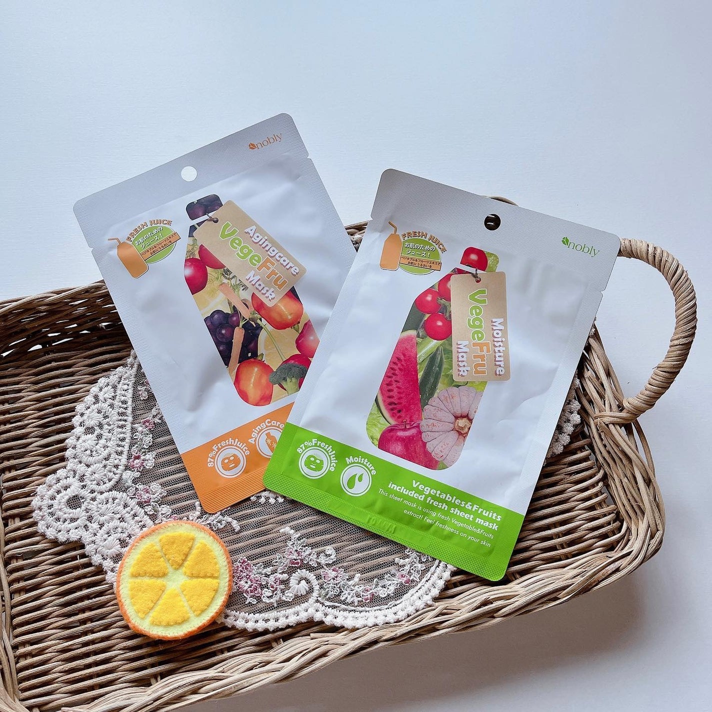 ベジフルマスク/nobly/シートマスク・パックを使ったクチコミ(1枚目)