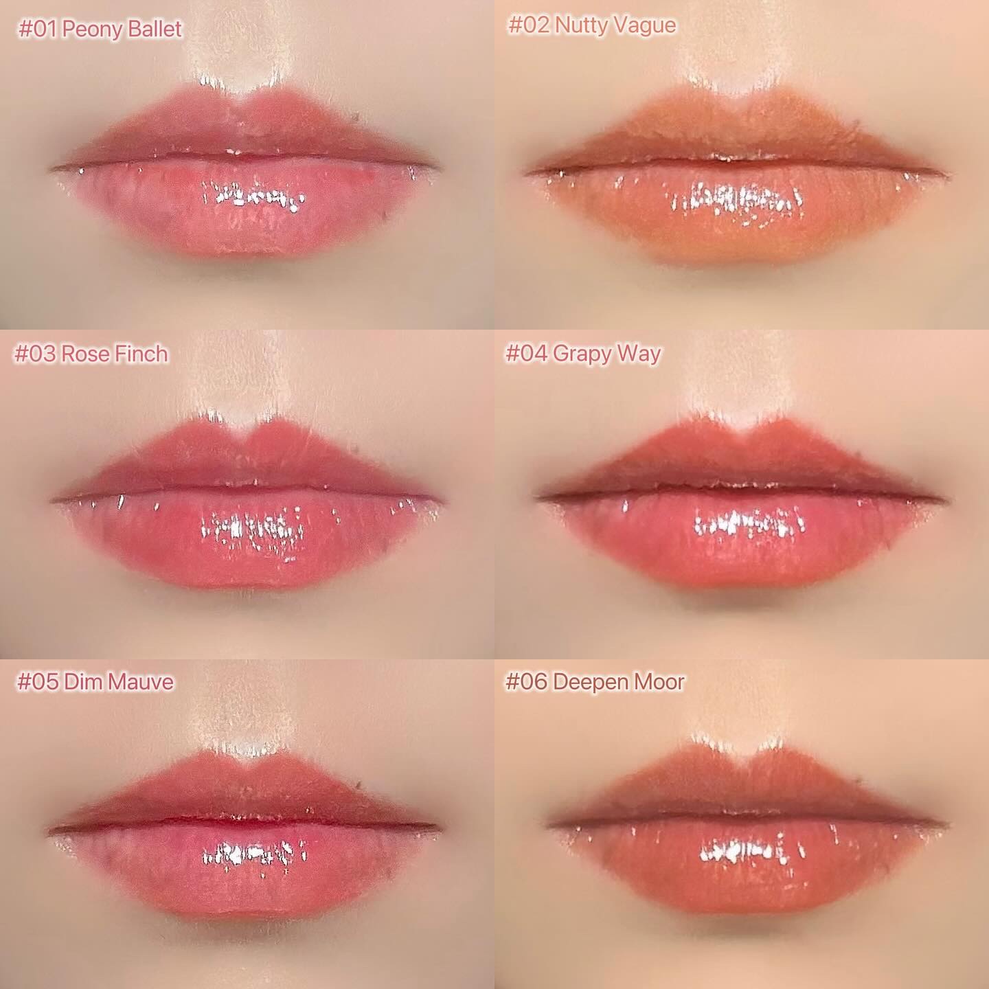 グラスティングカラーグロス/rom&nd/リップグロスを使ったクチコミ（3枚目）