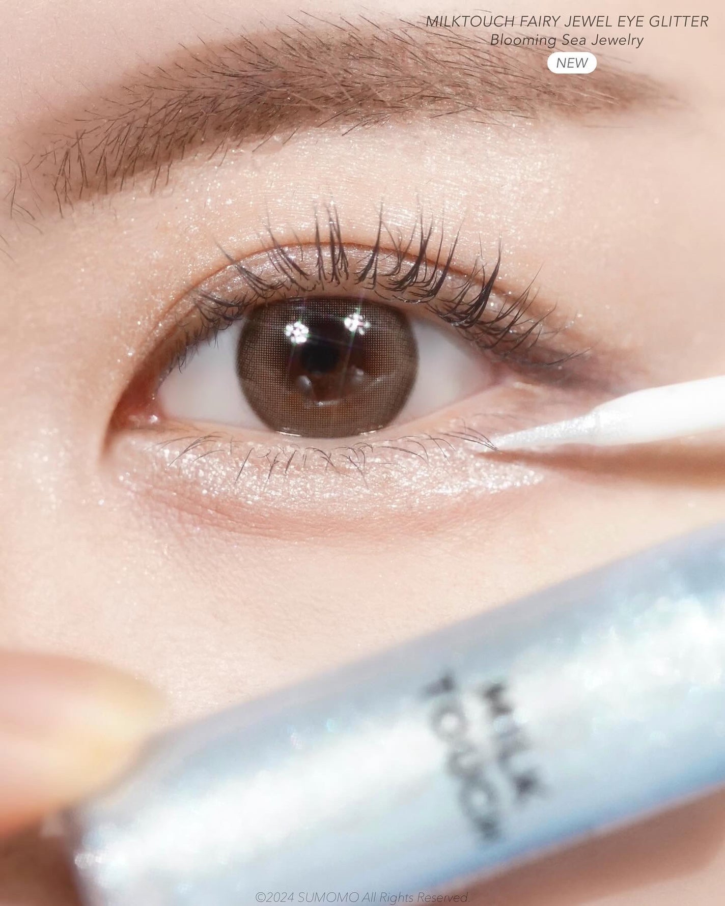 フェアリージュエルアイグリッター/Milk Touch/グリッターを使ったクチコミ(2枚目)