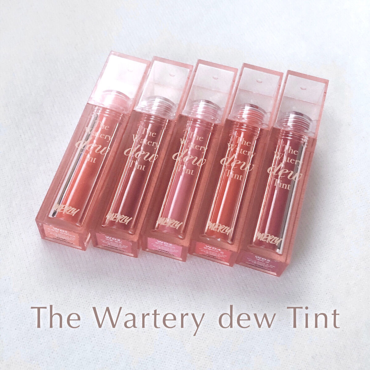 ザ ウォータリーデューティント WD4 オールウェイズ ヤング/MERZY/リップティントを使ったクチコミ（2枚目）