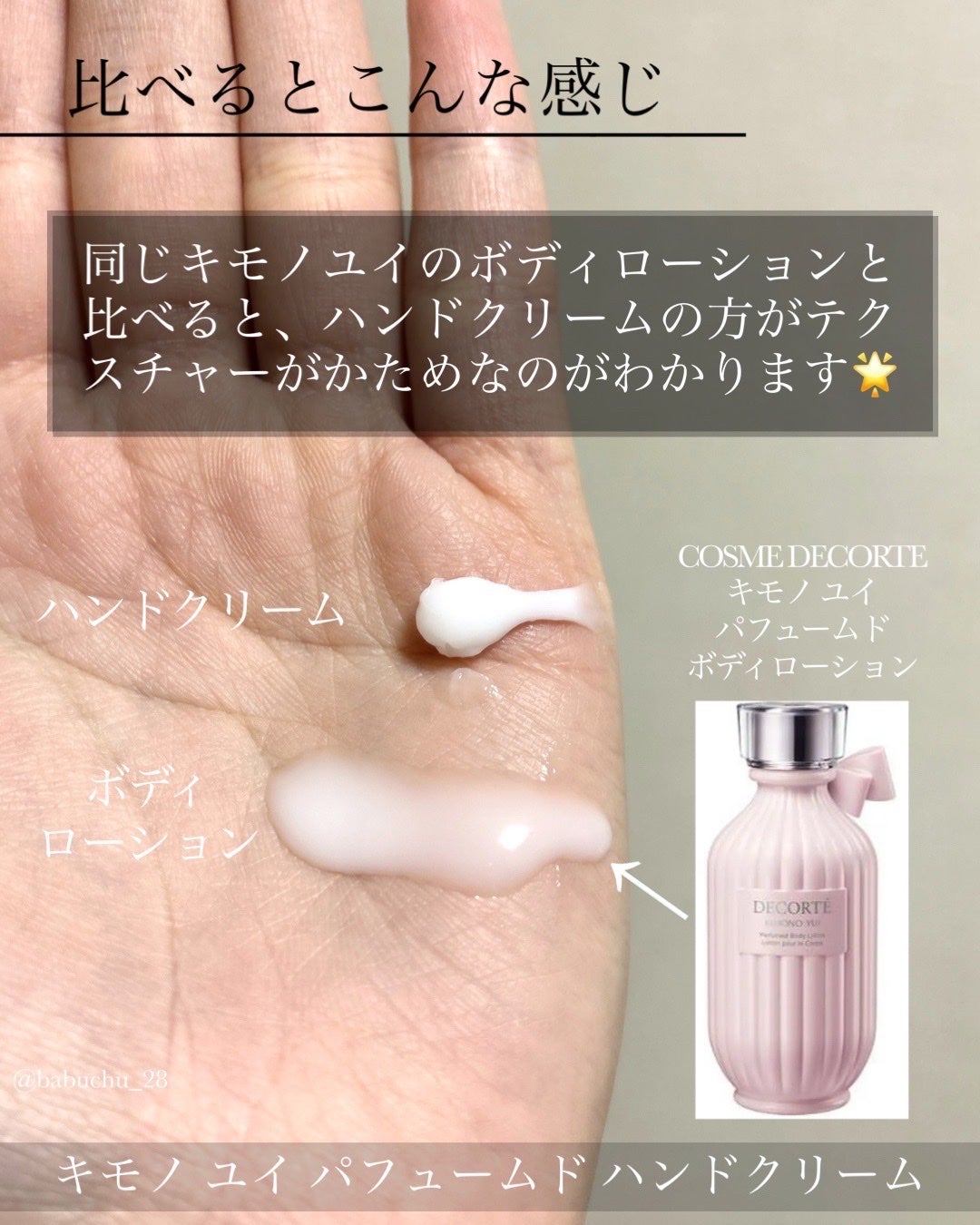 キモノ ユイ パフュームド ハンドクリーム /DECORTÉ/ハンドクリームを使ったクチコミ(4枚目)