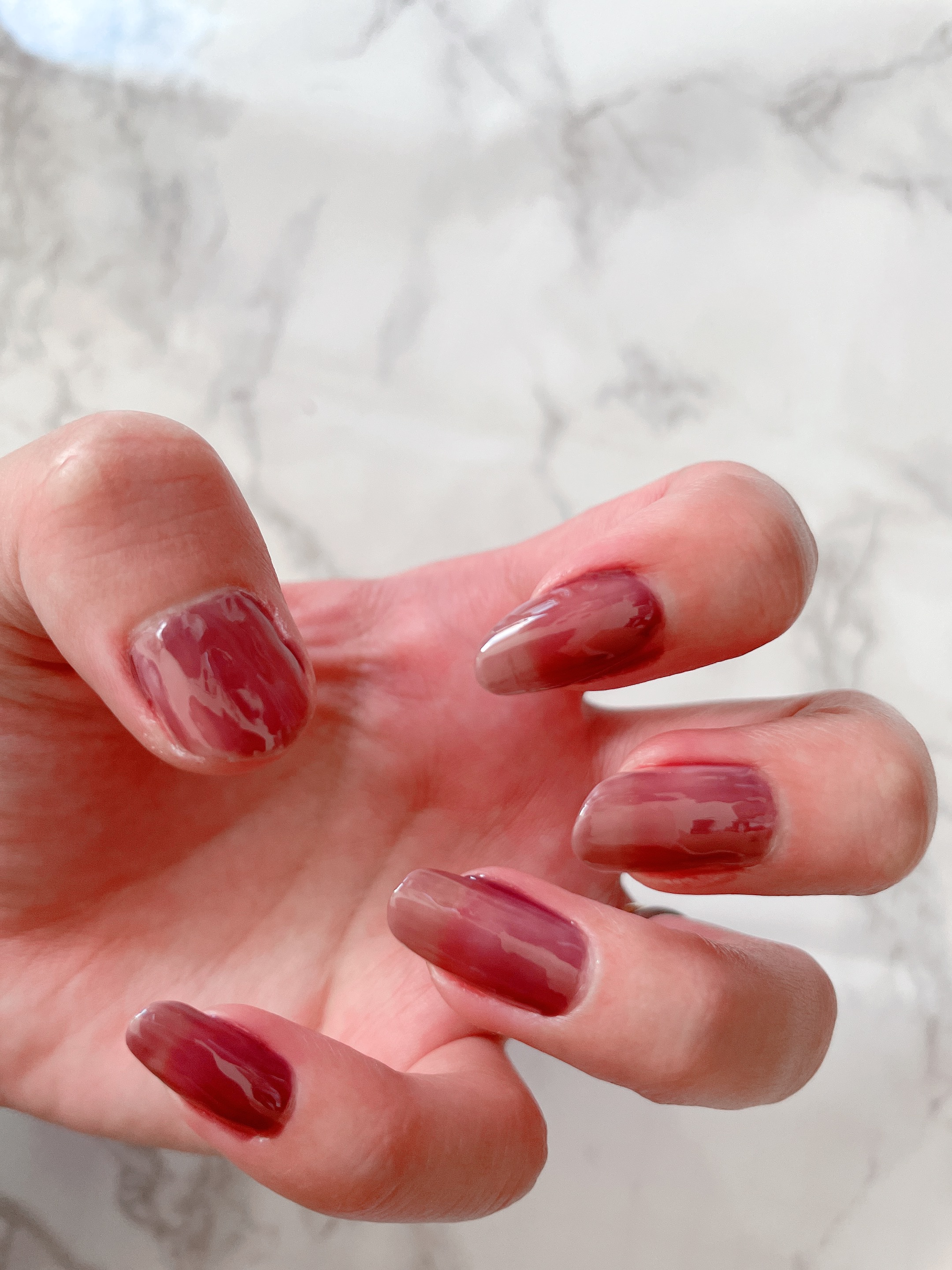 カラフルネイルズ N71 ムラサキイモ/キャンメイク/マニキュアを使ったクチコミ（3枚目）