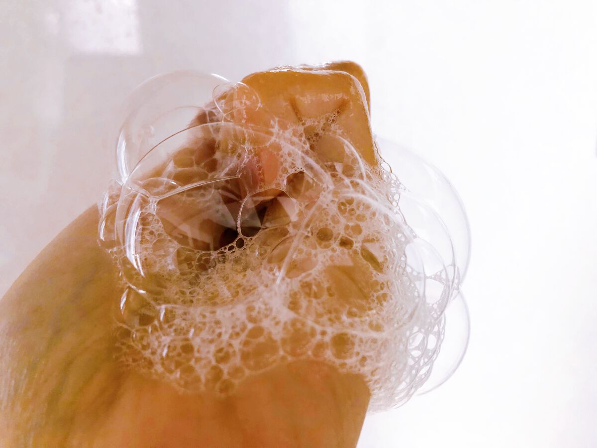 SSビオリス ボタニカル シャンプー／コンディショナー(ディープモイスト) シャンプーポンプ/SSビオリス/市販シャンプーを使ったクチコミ（3枚目）