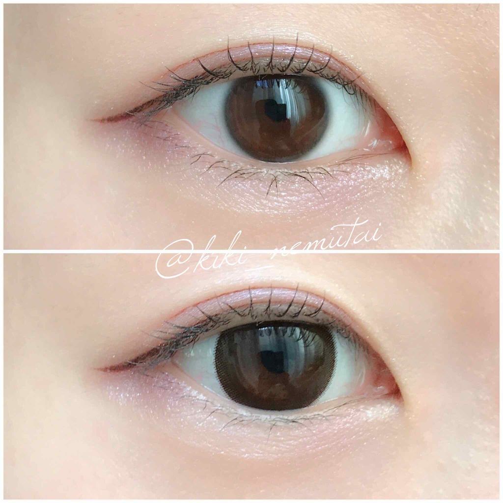 eye closet 1DAY シルエットキャメル/EYE CLOSET/ワンデー（１DAY）カラコンを使ったクチコミ（3枚目）