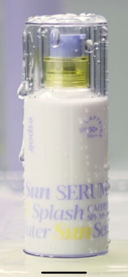 エスポア ウォータースプラッシュサンセラム/espoir/日焼け止めクリームを使ったクチコミ(1枚目)