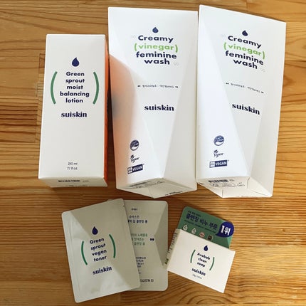 クリーミービネガーフェミニンウォッシュ/suiskin/ボディソープを使ったクチコミ(1枚目)