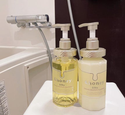 シルキー スムースモイスチャー シャンプー 1.0/ヘアトリートメント 2.0/&honey/市販シャンプーを使ったクチコミ(6枚目)