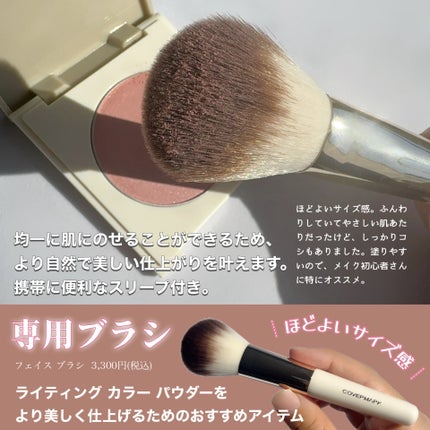 カバーマーク ライティング カラー パウダー/COVERMARK/パウダーチークを使ったクチコミ(3枚目)