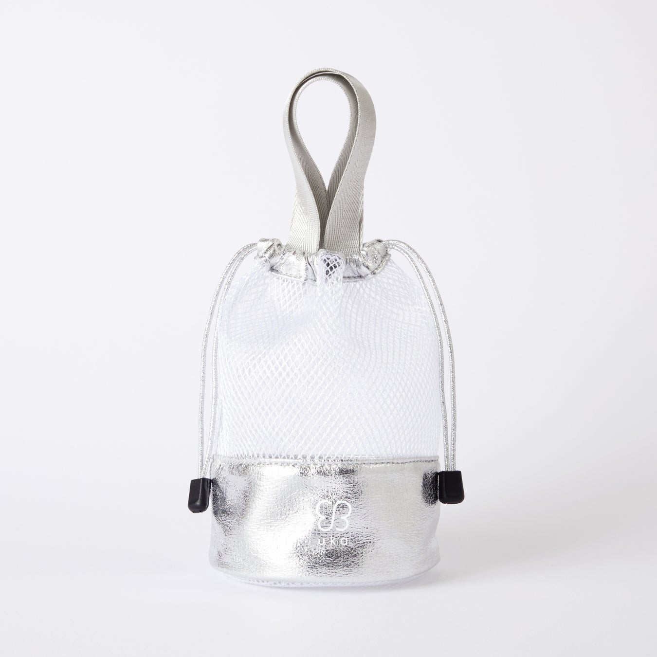 uka uka メッシュ巾着バッグ