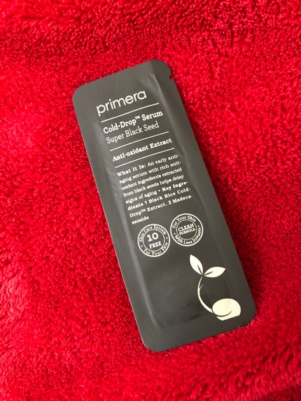 スーパーブラックシードコールドドロップセラム/primera/美容液を使ったクチコミ(1枚目)