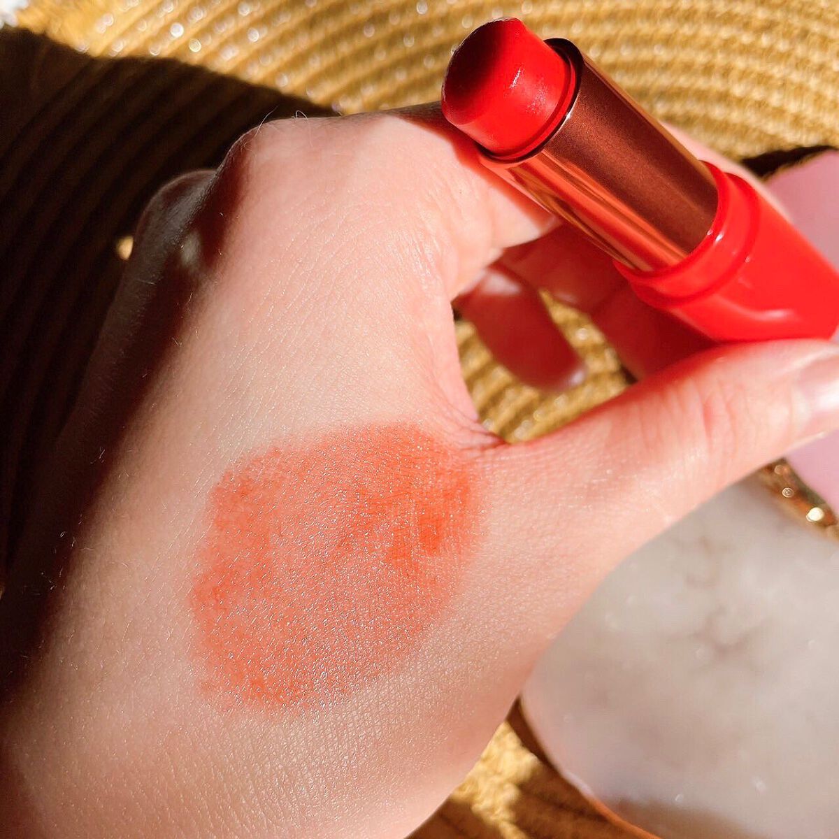 ディープカラー リップバーム/ラミューズ/リップバームを使ったクチコミ(8枚目)