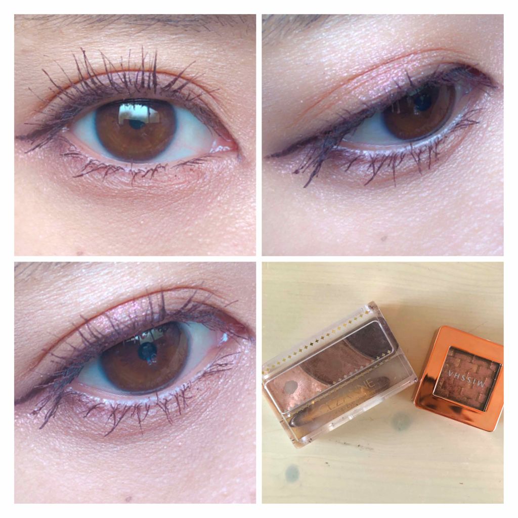 トーンアップアイシャドウ/CEZANNE/アイシャドウパレットを使ったクチコミ（3枚目）