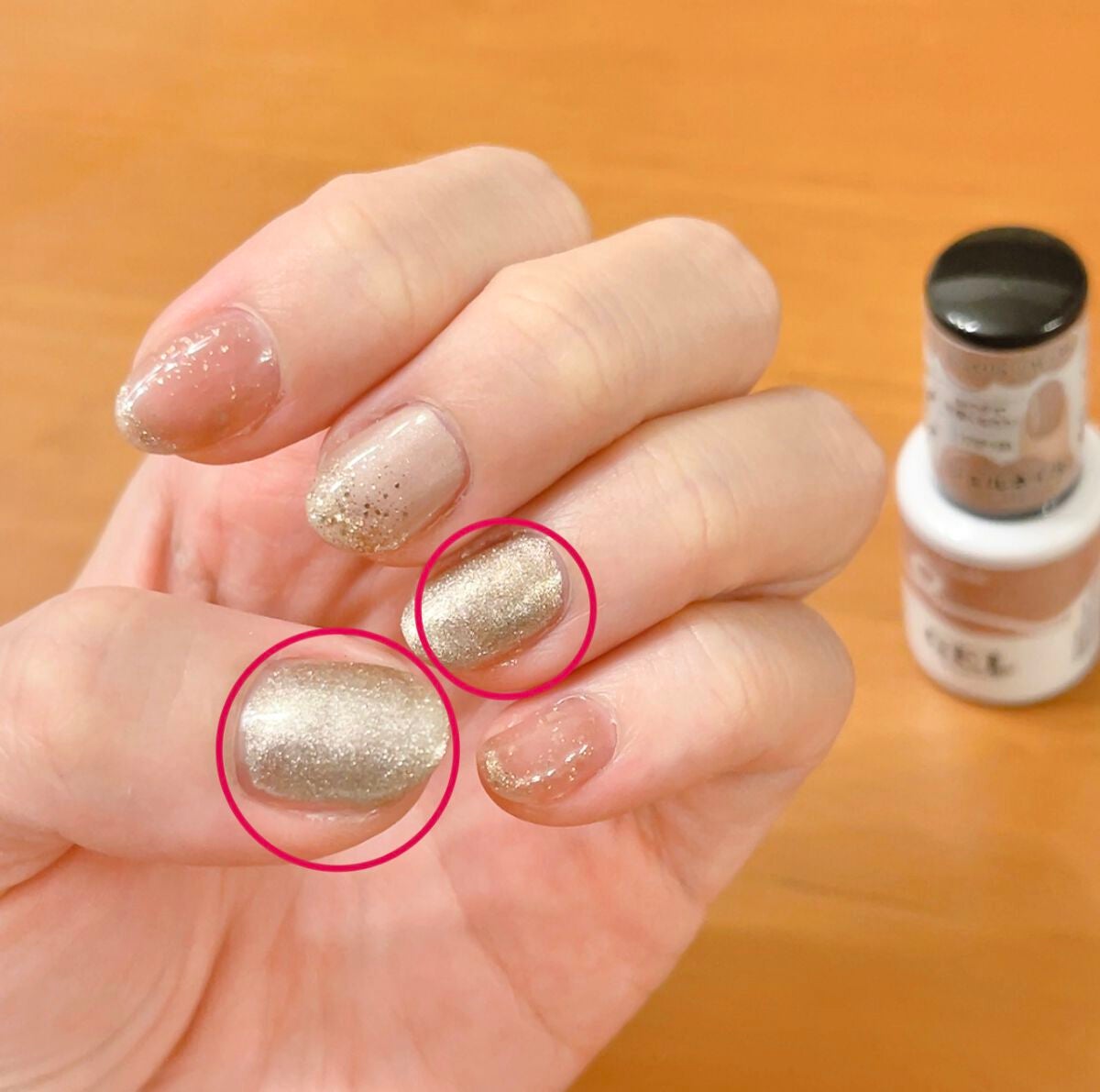 BRG ジェルネイル/DAISO/ジェルネイルを使ったクチコミ(5枚目)