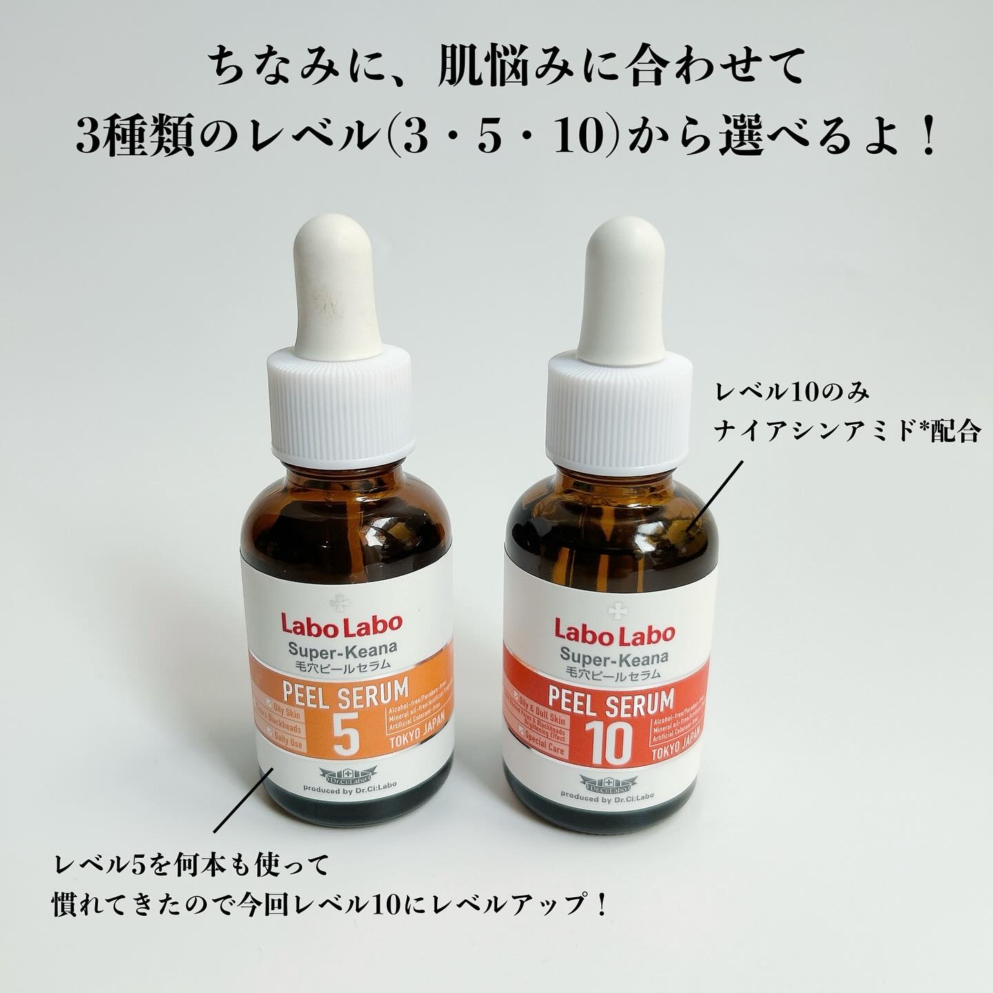 Labo Labo スーパー毛穴ピールセラム10/ドクターシーラボⓇ/美容液を使ったクチコミ（3枚目）