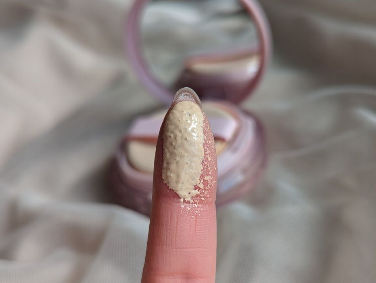 ワンダーベルベットラスティングクッション/i’m meme/クッションファンデーションを使ったクチコミ(5枚目)