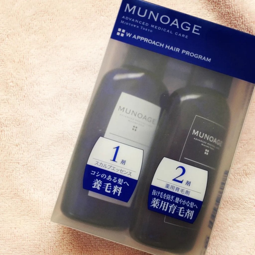 Wアプローチヘアプログラム/MUNOAGE(ミューノアージュ)/頭皮ローションを使ったクチコミ(1枚目)
