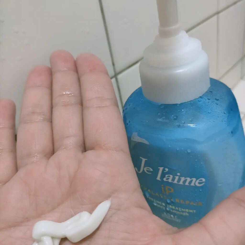 iP タラソリペア 補修美容液 シャンプー/トリートメント (モイスト&スムース)/Je l'aime/市販シャンプーを使ったクチコミ(4枚目)