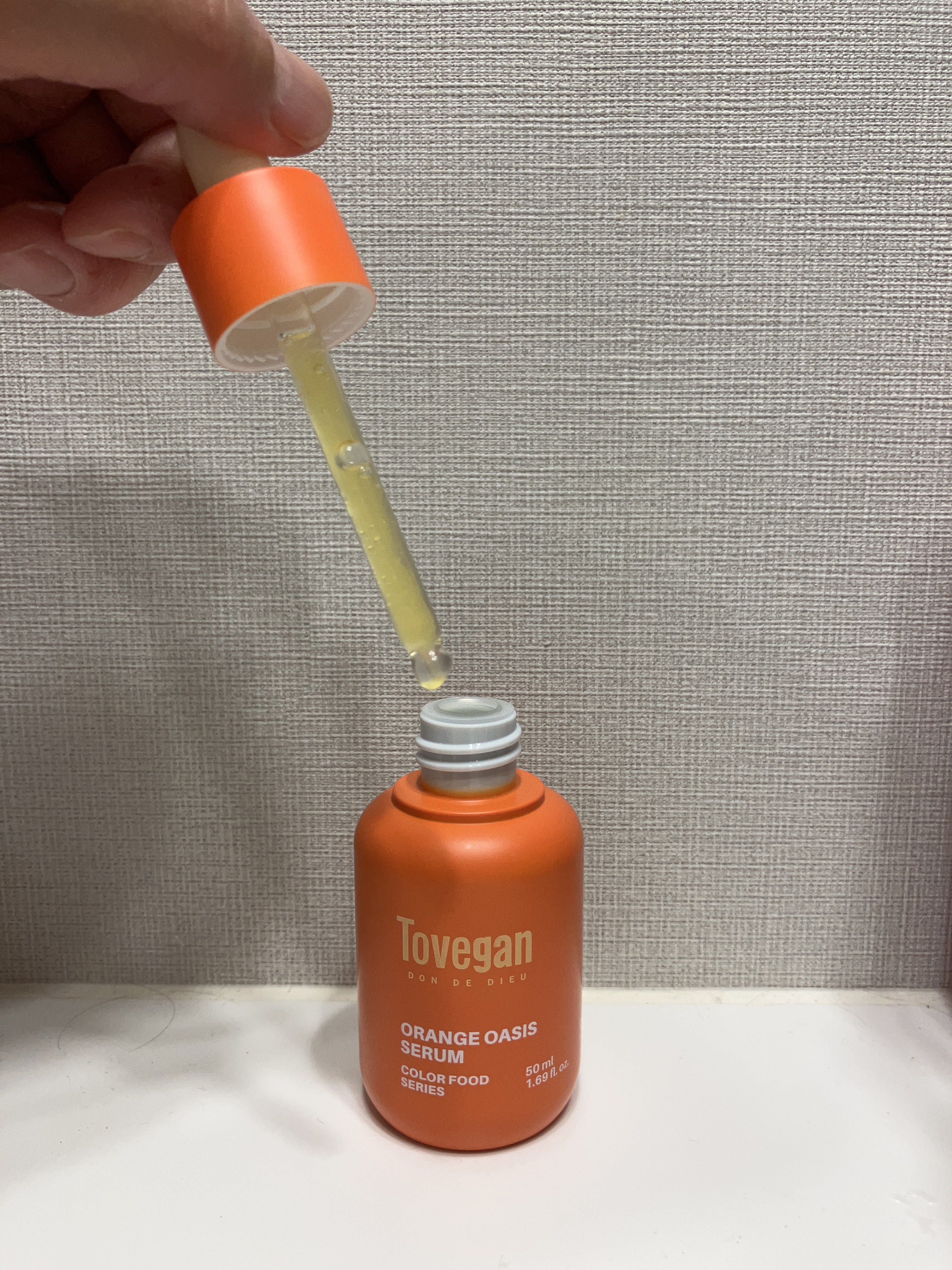 カラーフードシリーズオレンジオアシスセラム/Tovegan/美容液を使ったクチコミ（1枚目）