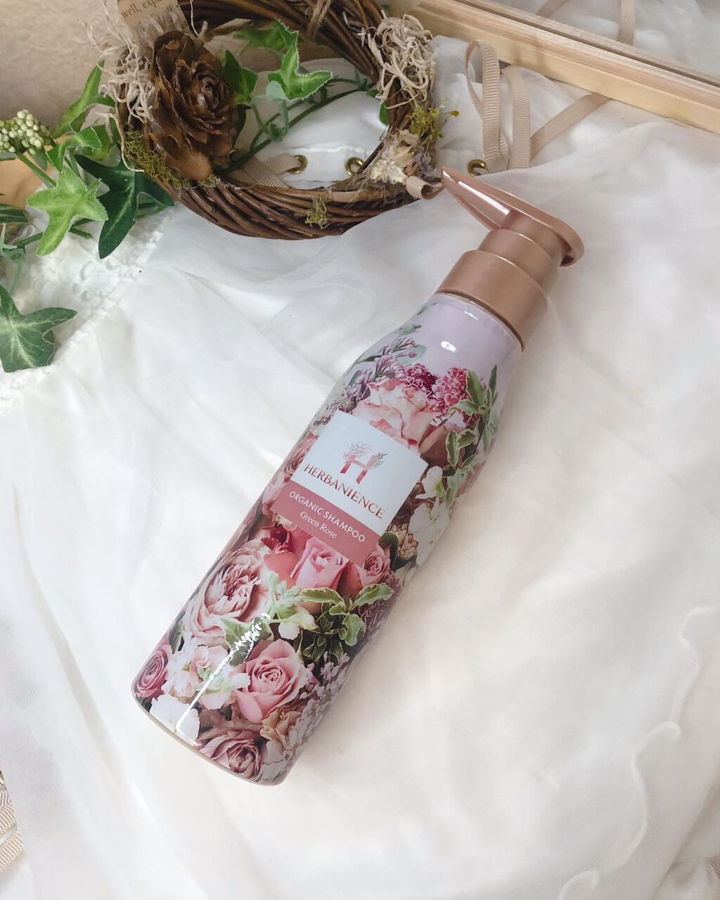 ハーバニエンス シャンプー・コンディショナー（グリーンローズ）/HERBANIENCE/市販シャンプーを使ったクチコミ（1枚目）