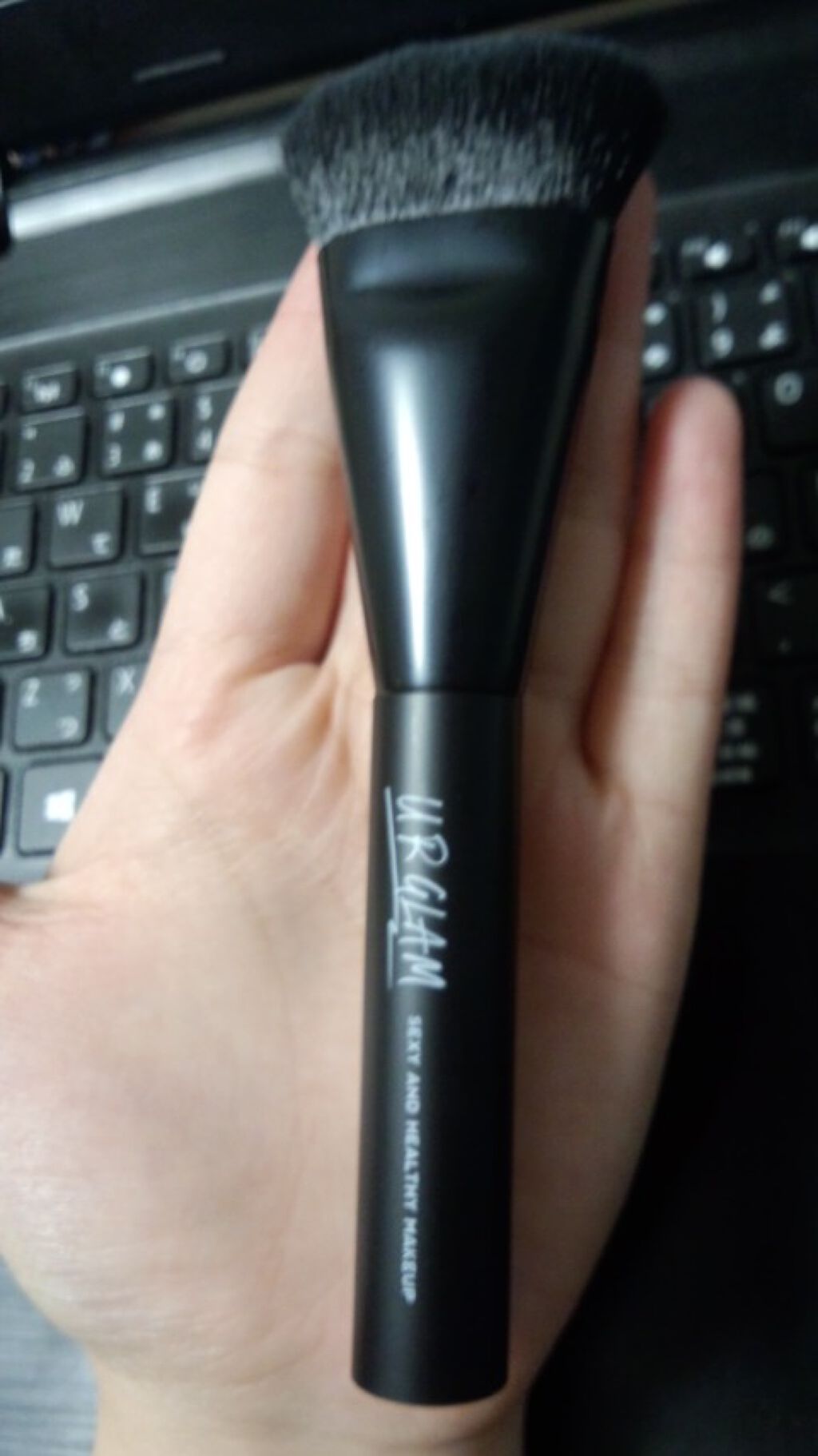 UR GLAM　コントゥアリングブラシA/U R GLAM/メイクブラシを使ったクチコミ（3枚目）