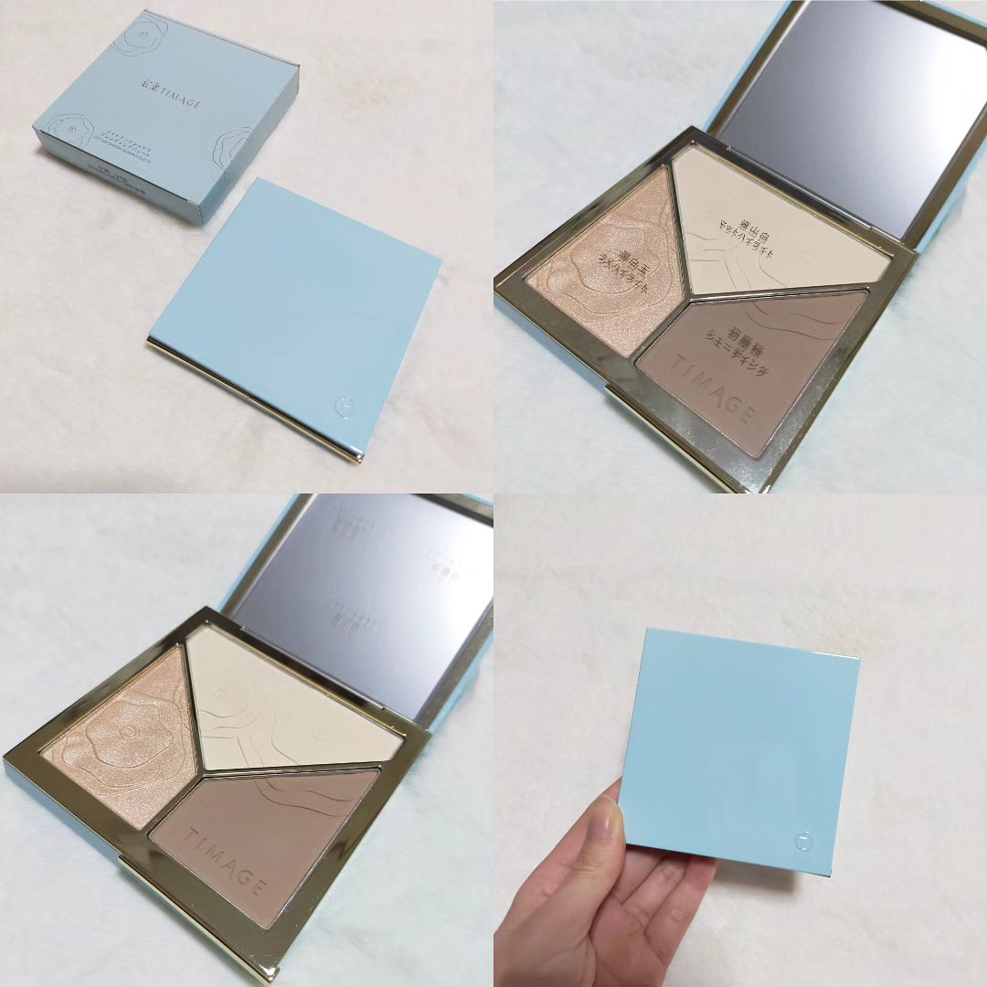 ハイライトシェーディングパレット/TIMAGE/パウダーハイライトを使ったクチコミ（2枚目）
