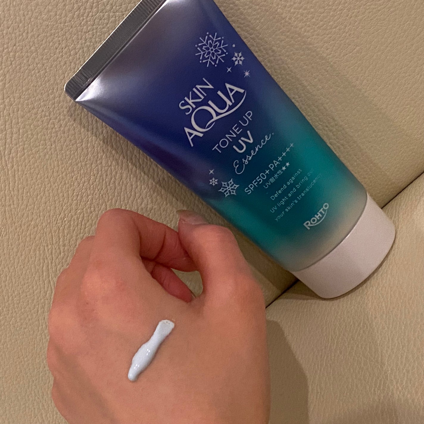 スキンアクア トーンアップUVエッセンス/スキンアクア/日焼け止めクリームを使ったクチコミ(5枚目)