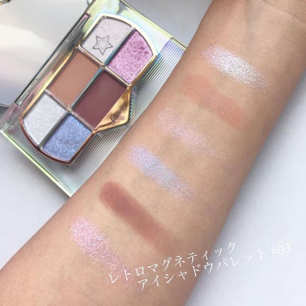 レトロマグネティック アイシャドウパレット/FlowerKnows/アイシャドウパレットを使ったクチコミ(2枚目)