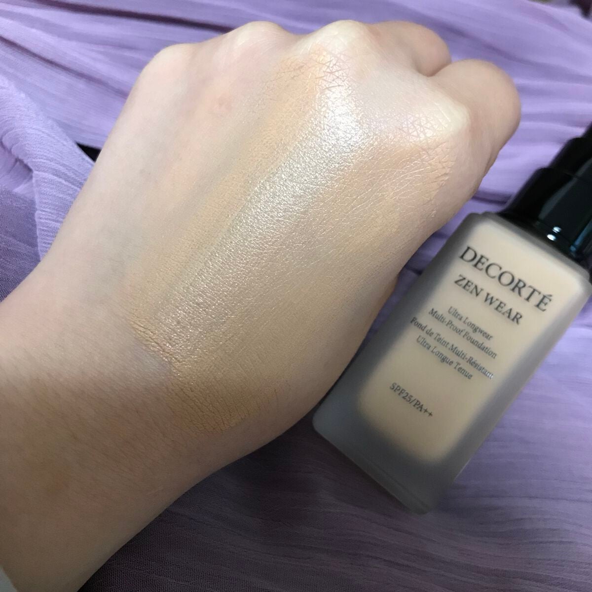 えり on LIPS 「コスメデコルテ ゼンウェアフルイド30mL全40色SPF25/..」(5枚目)