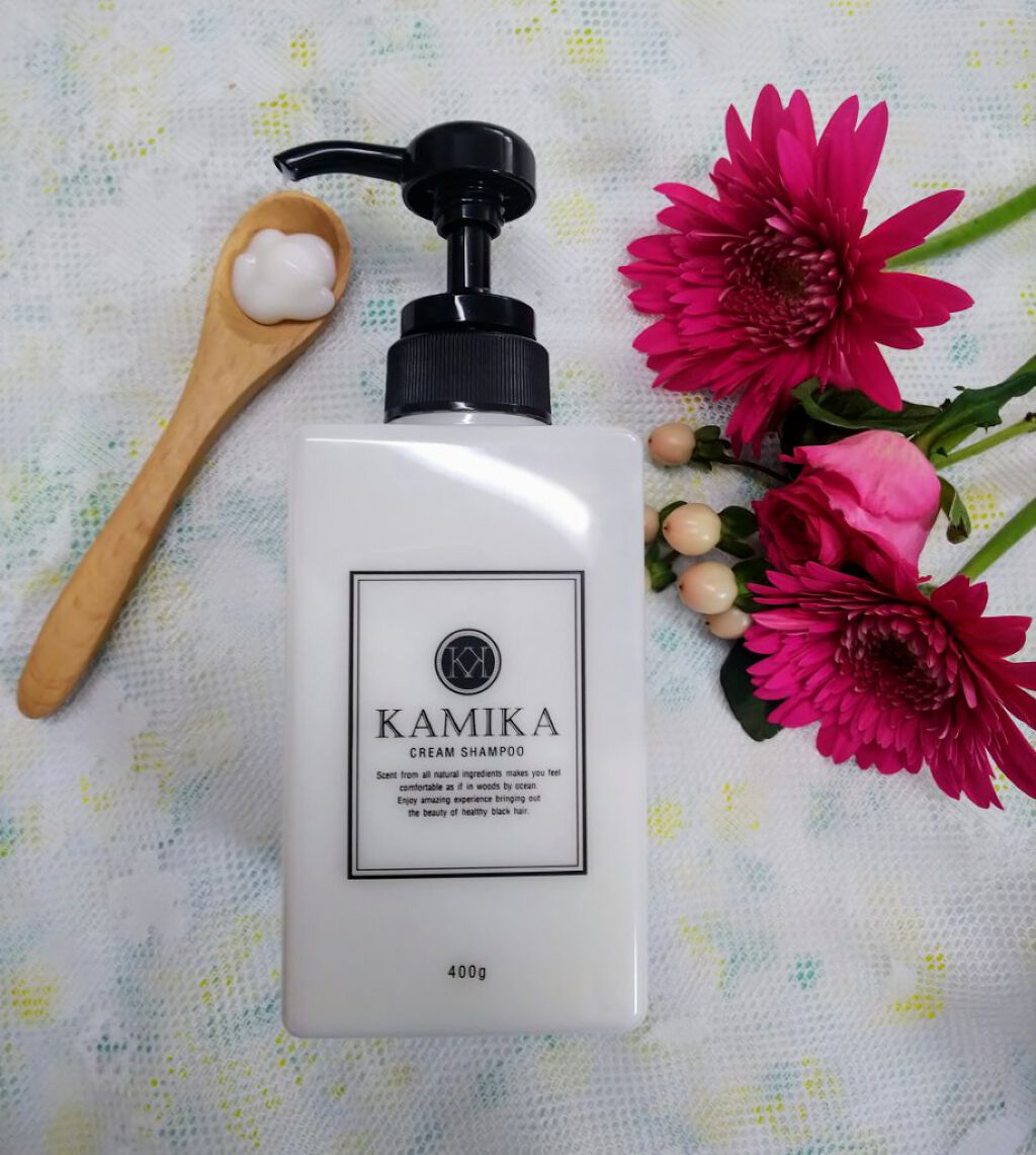 黒髪クリームシャンプー/KAMIKA/シャンプー・コンディショナーを使ったクチコミ（2枚目）