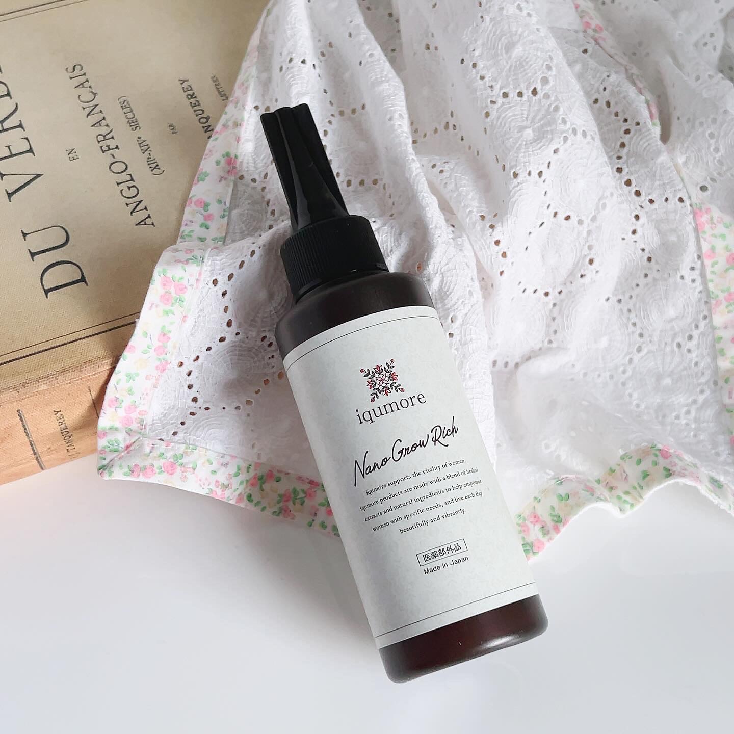 ナノグロウリッチ/iqumore/頭皮ローションを使ったクチコミ（1枚目）