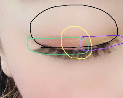 UR GLAM BLOOMING EYE COLOR PALETTE/U R GLAM/アイシャドウパレットを使ったクチコミ(3枚目)