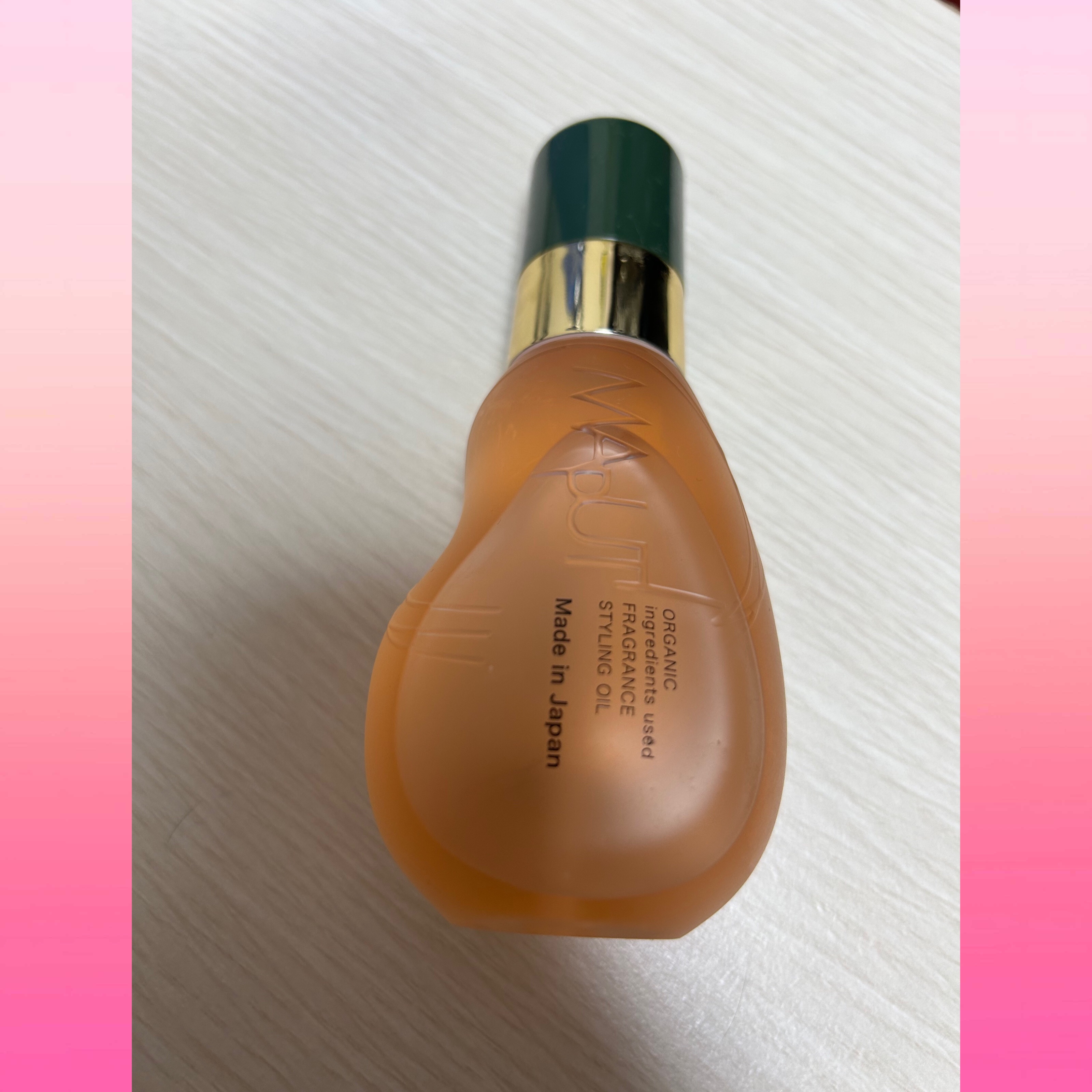 オーガニックフレグランススタイリングオイル MAPUTI/MAPUTI/ヘアオイルを使ったクチコミ（1枚目）