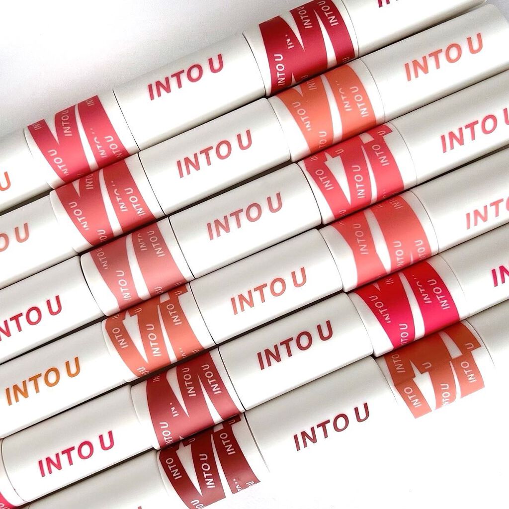 スーパーマットリップ&チークマッド/INTO U/口紅を使ったクチコミ(5枚目)