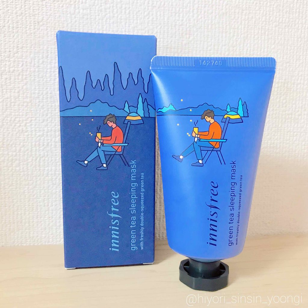 グリーンティー スリーピングマスク/innisfree/洗い流すパック・マスクを使ったクチコミ(2枚目)
