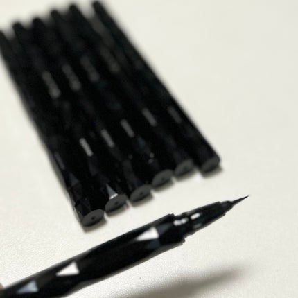 スーパーシャープライナーEX4.0 BR-1 自然なブラウン(ショート筆)レフィル(一部店舗・WEB限定)/KATE/リキッドアイライナーを使ったクチコミ(2枚目)