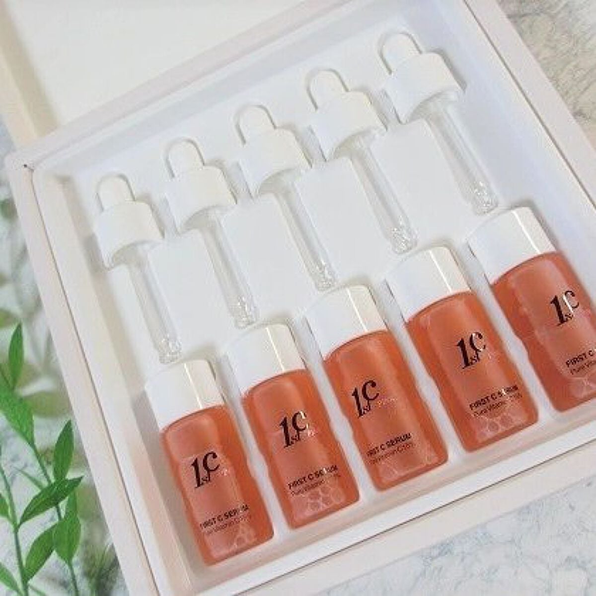 ファーストCピンクセラムピュアビタミンC15%/クリマレ バイ ディーホリック/美容液を使ったクチコミ(3枚目)