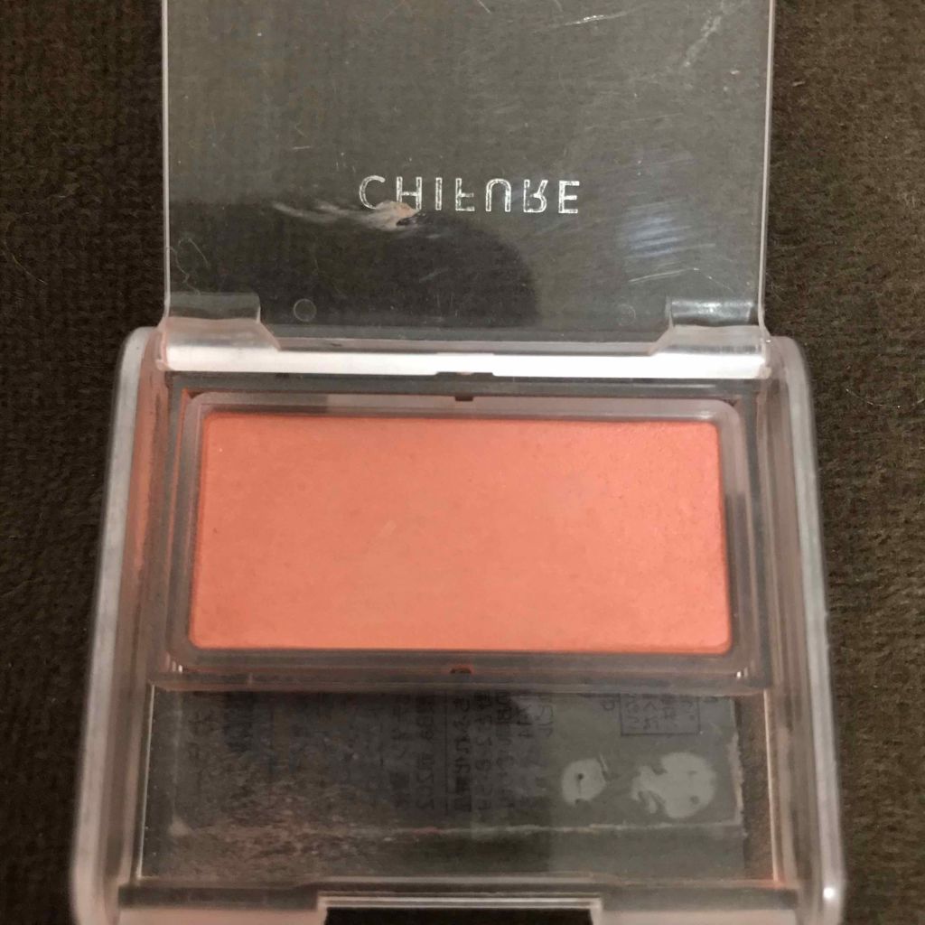 チーク カラー(ブラシ付)/ちふれ/パウダーチークを使ったクチコミ(2枚目)