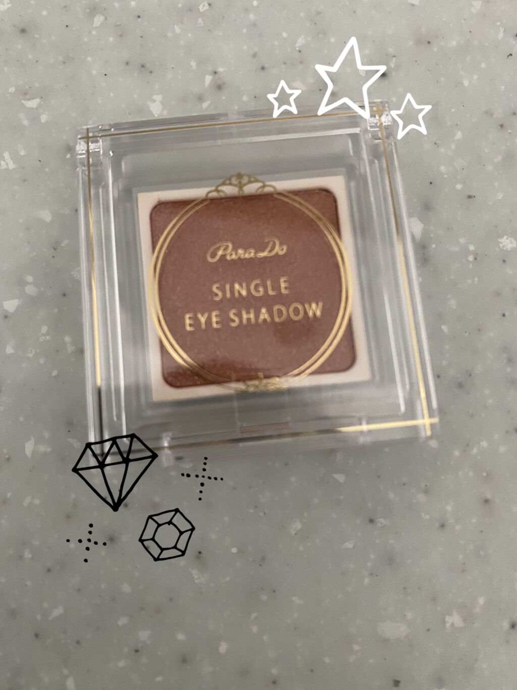 パラドゥ シングルアイシャドウ	/パラドゥ/単色アイシャドウを使ったクチコミ（3枚目）