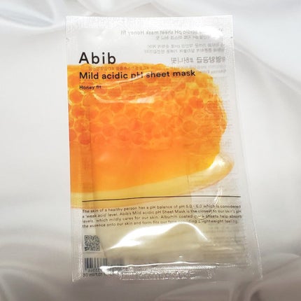 弱酸性pHシートマスク ハニーフィット/Abib /シートマスク・パックを使ったクチコミ(1枚目)