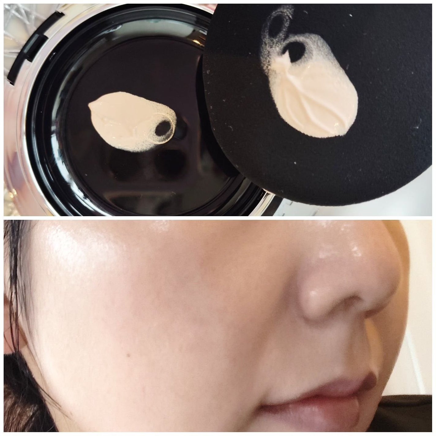 V3シャイニングファンデーション/SPICARE/クッションファンデーションを使ったクチコミ(2枚目)