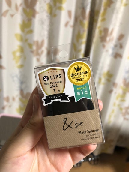 &be ブラックスポンジ/&be/パフ・スポンジを使ったクチコミ(1枚目)