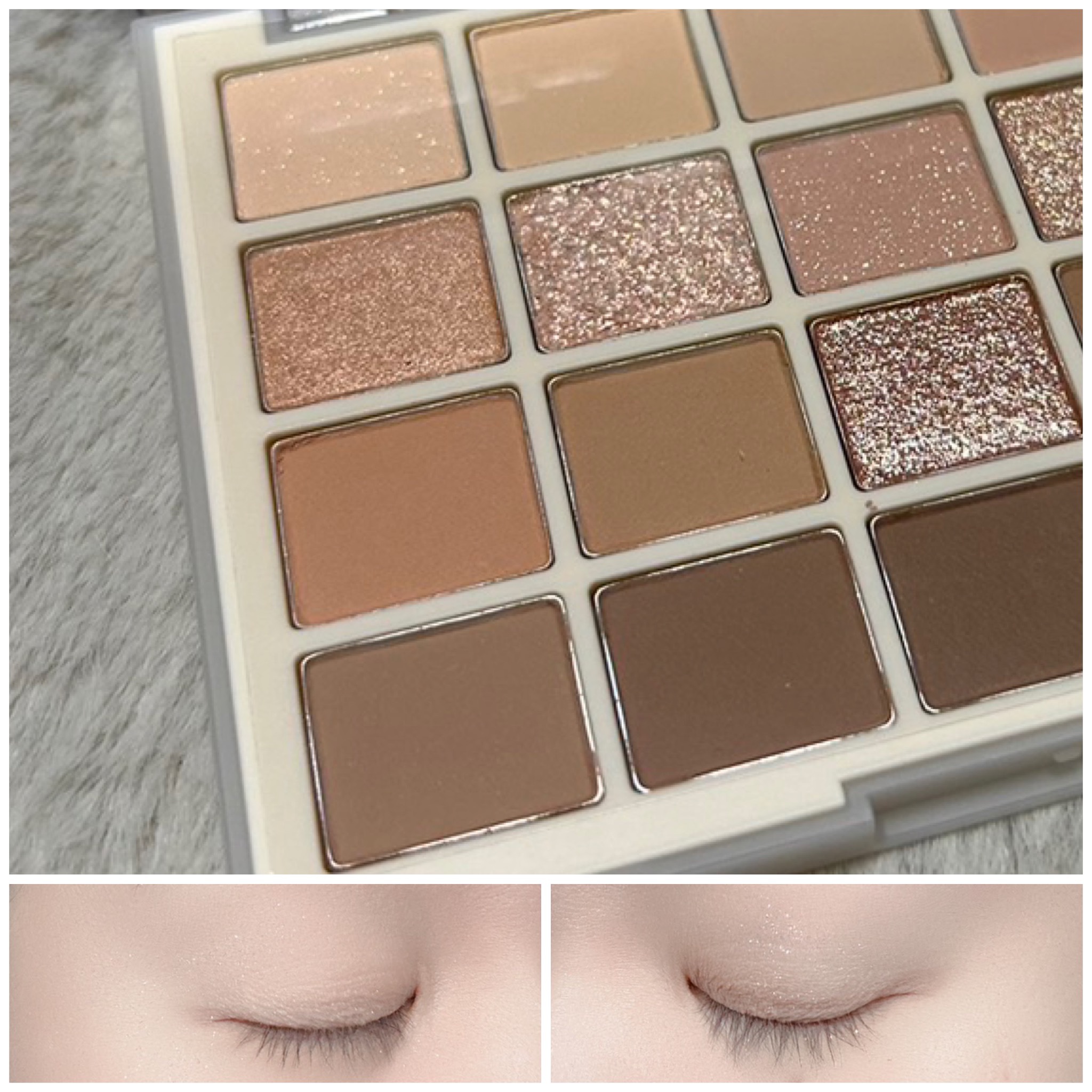 ムードシャドウパレット 01 ウォームベーシック/dasique/アイシャドウパレットを使ったクチコミ（2枚目）