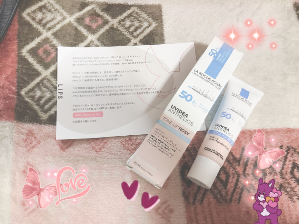 UVイデア XL プロテクショントーンアップ ローズ/ラ ロッシュ ポゼ/日焼け止めクリームを使ったクチコミ（1枚目）