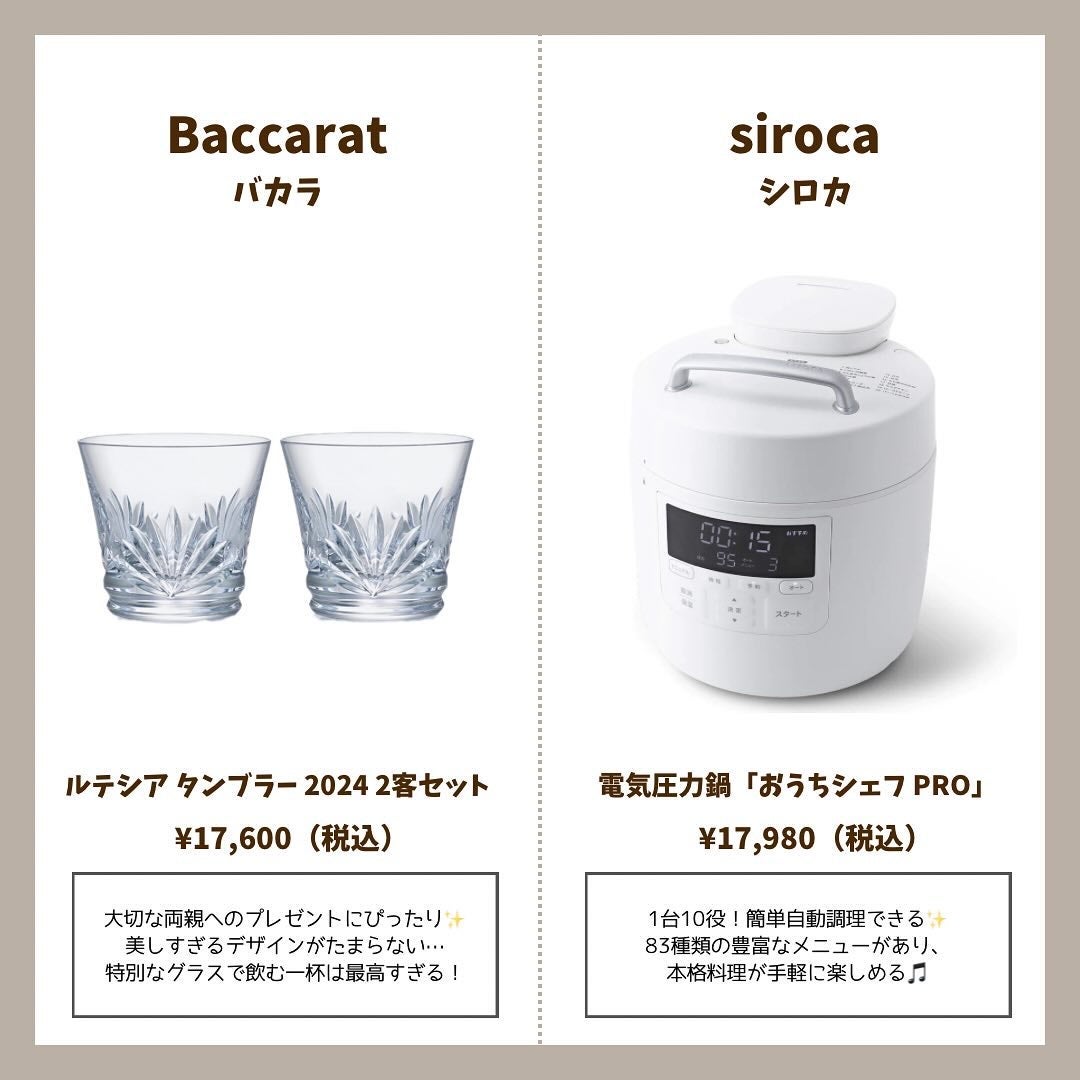 Haru on LIPS 「保存必須/大切な両親へあげたい!!結婚記念日ギフト10選🎁..」(4枚目)